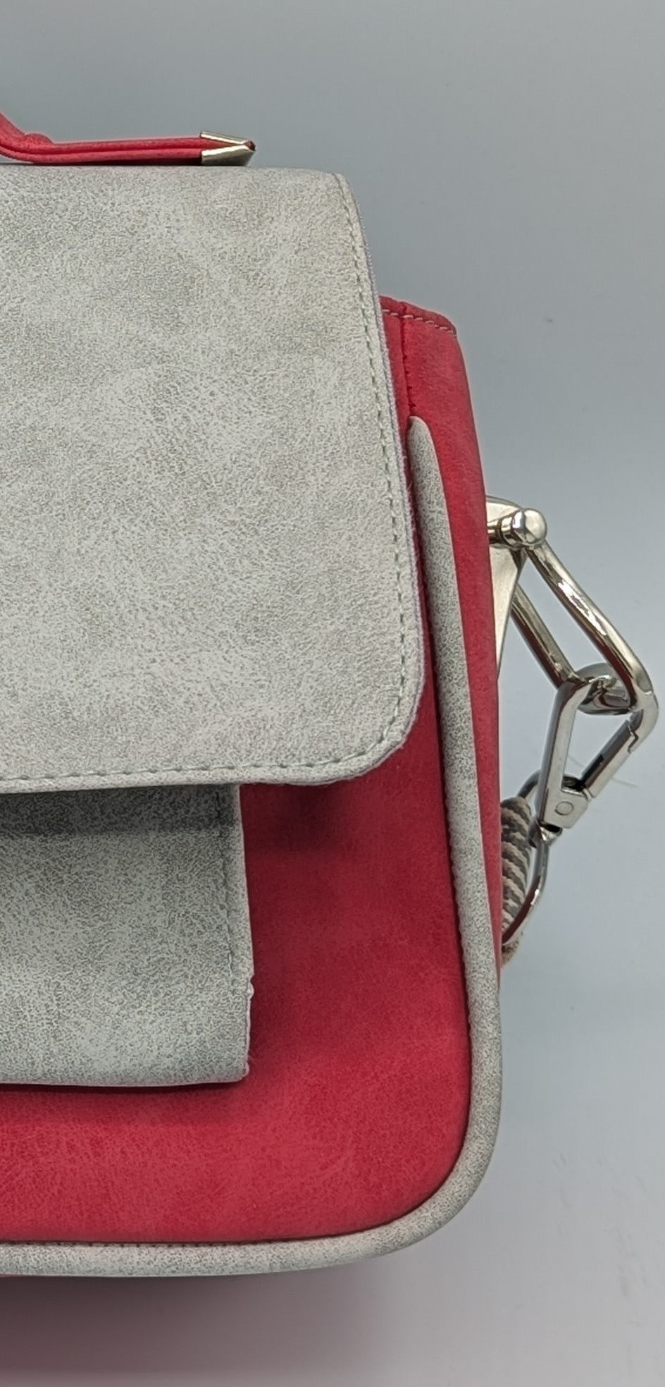 Fashion Bag "Nanii" Grau/Rot