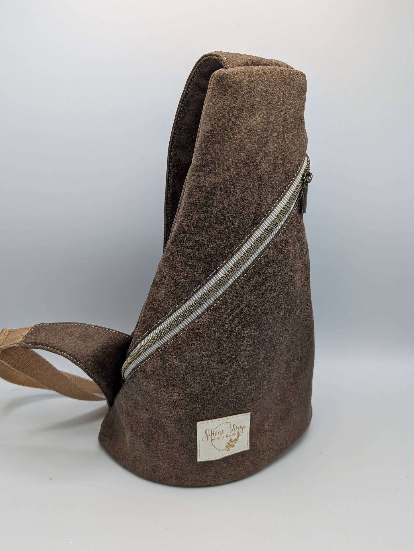 Crossbody-Bag Antik Braun