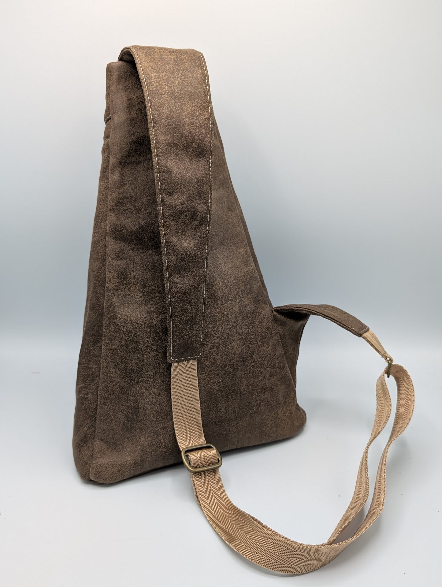 Crossbody-Bag Antik Braun
