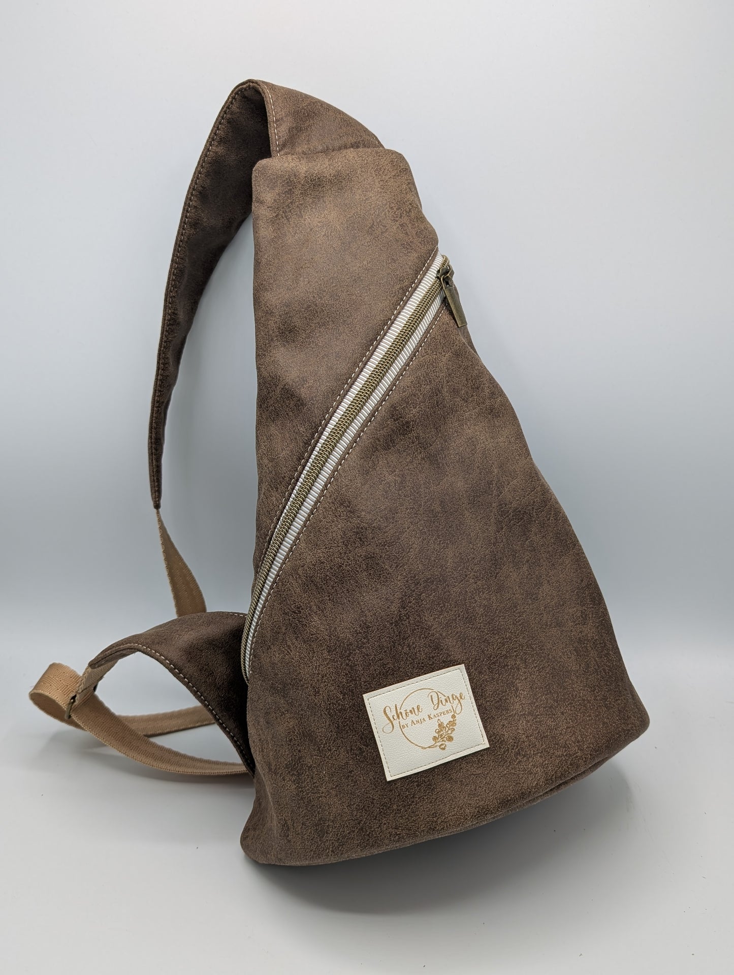 Crossbody-Bag Antik Braun