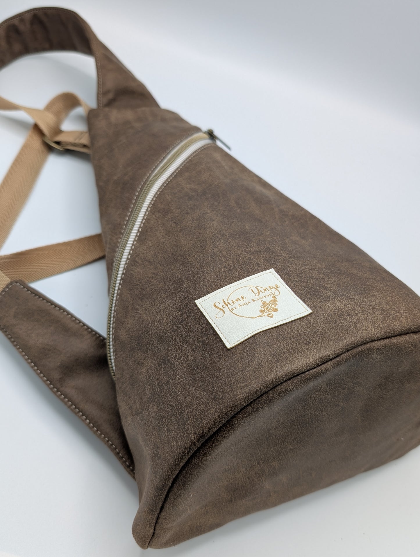 Crossbody-Bag Antik Braun