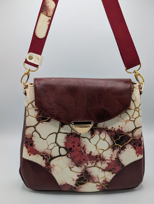 Handtasche #Melody im "Cracked Look"