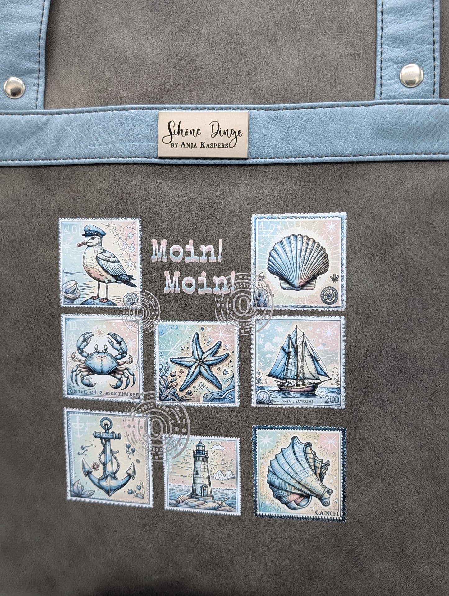 Maritimer Shopper "Moin Moin"